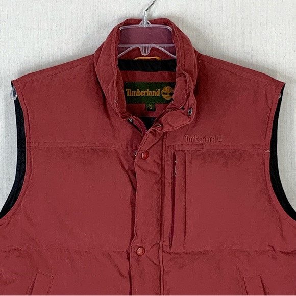 Timberland Men's Weatherproof Duck Down Insulated Full Zip Puffer Vest- Size Med - Picture 2 of 16